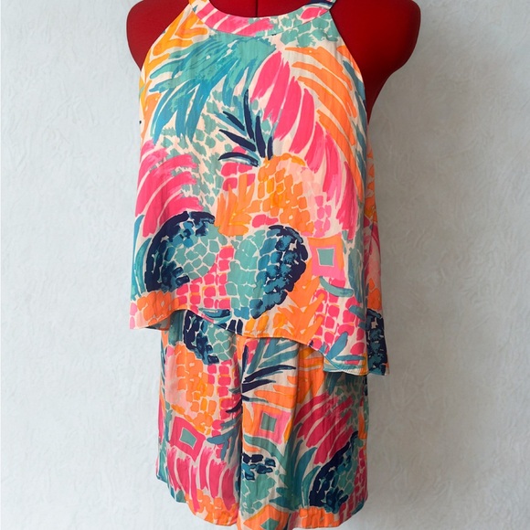 Lilly Pulitzer Pants - Lilly Pulitzer Vibrant Tropical Jumpsuit